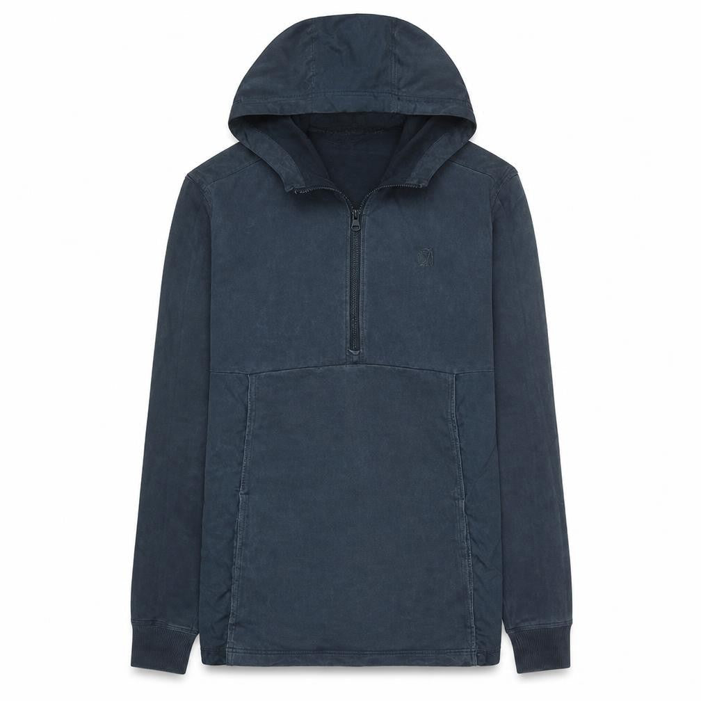 Mens UK Size S Under armour Blue 1/2 Zip Hoodie