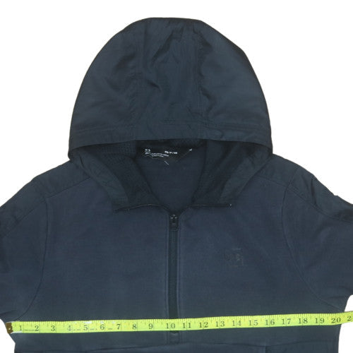 Mens UK Size S Under armour Blue 1/2 Zip Hoodie