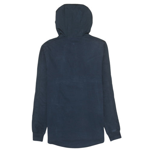 Mens UK Size S Under armour Blue 1/2 Zip Hoodie