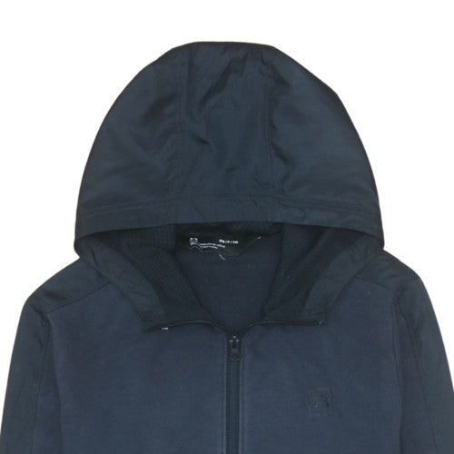 Mens UK Size S Under armour Blue 1/2 Zip Hoodie