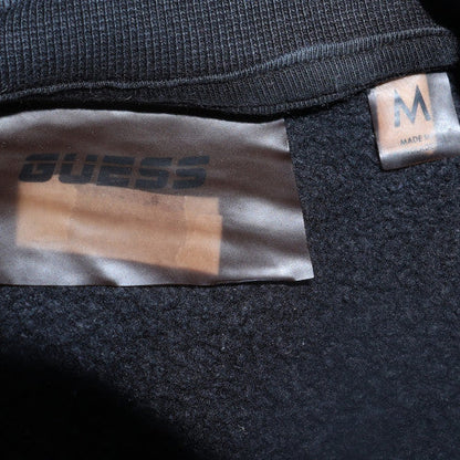 Mens UK Size M GUESS Black Pullover Sweatshirt