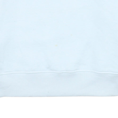 Mens UK Size S Tommy Jeans White Pullover Sweatshirt
