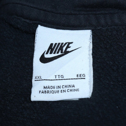 Womens UK Size 2XL Nike Black Pullover Hoodie