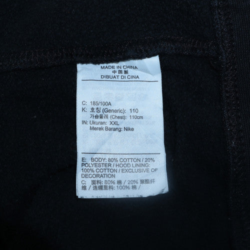 Womens UK Size 2XL Nike Black Pullover Hoodie