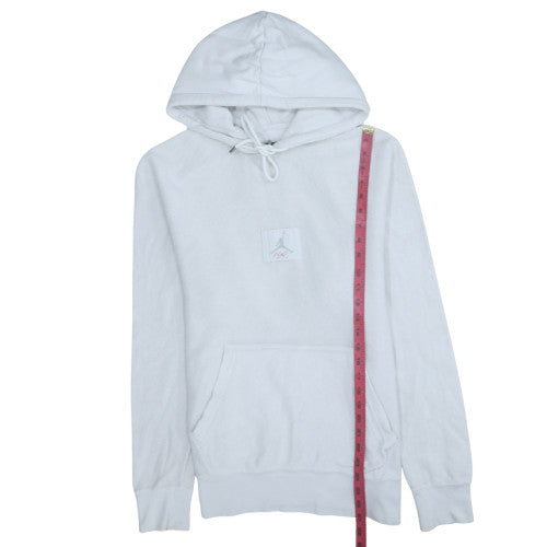 Mens UK Size S Nike White Pullover Hoodie