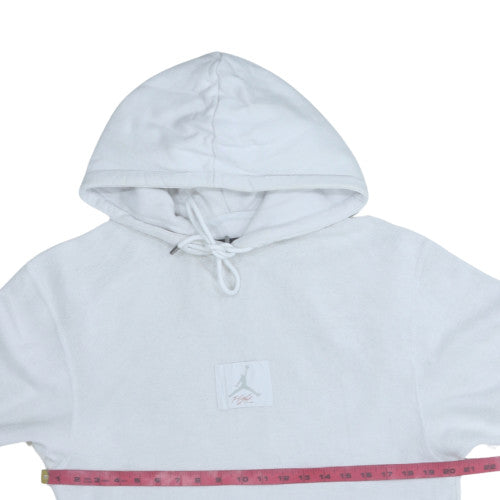 Mens UK Size S Nike White Pullover Hoodie