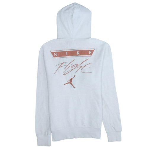Mens UK Size S Nike White Pullover Hoodie