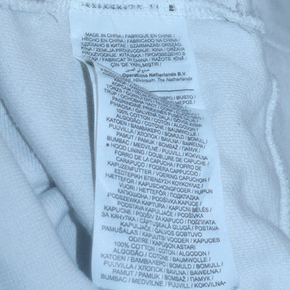 Mens UK Size S Nike White Pullover Hoodie