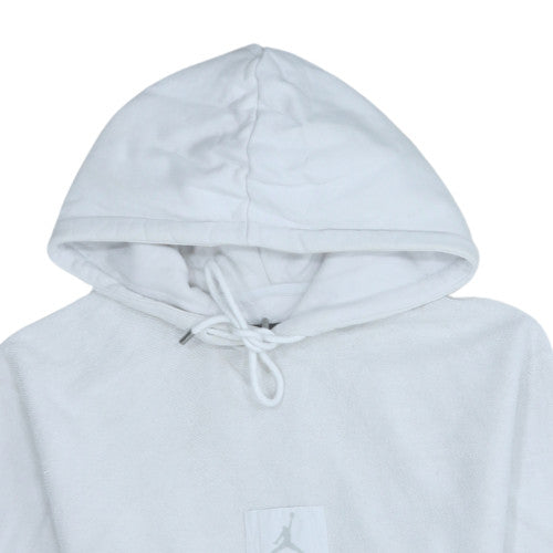 Mens UK Size S Nike White Pullover Hoodie