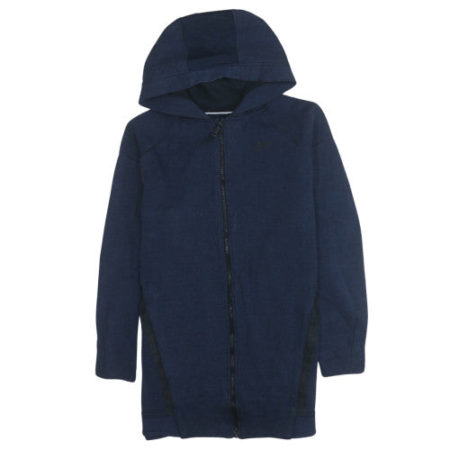 Mens UK Size M Nike Blue Full Zip Hoodie