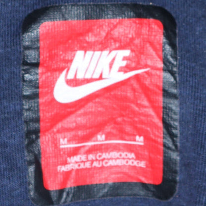 Mens UK Size M Nike Blue Full Zip Hoodie