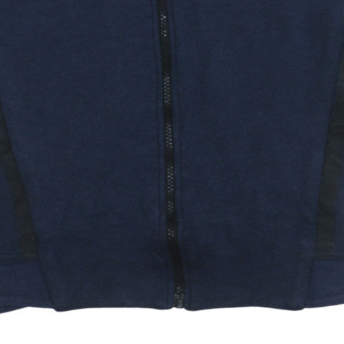 Mens UK Size M Nike Blue Full Zip Hoodie