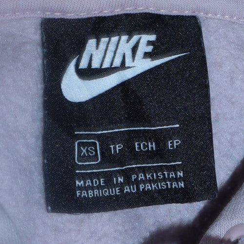 Womens UK Size XS Nike Purple Pullover Hoodie