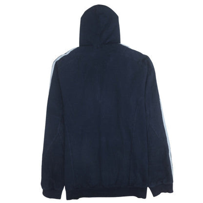 Mens UK Size 2XL adidas Blue 1/2 Zip Hoodie