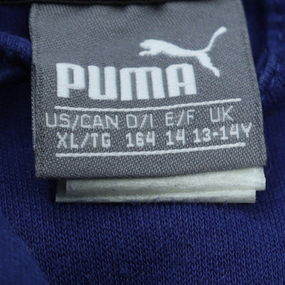 Boys UK Size 13-14 Years PUMA Blue Full Zip Hoodie