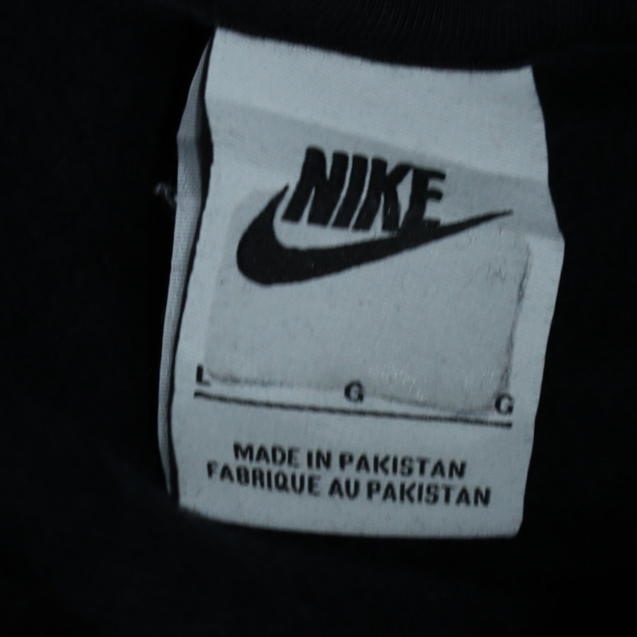 Mens UK Size L Nike Black Pullover Hoodie