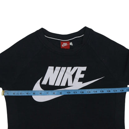 Mens UK Size S Nike Black Pullover Sweatshirt
