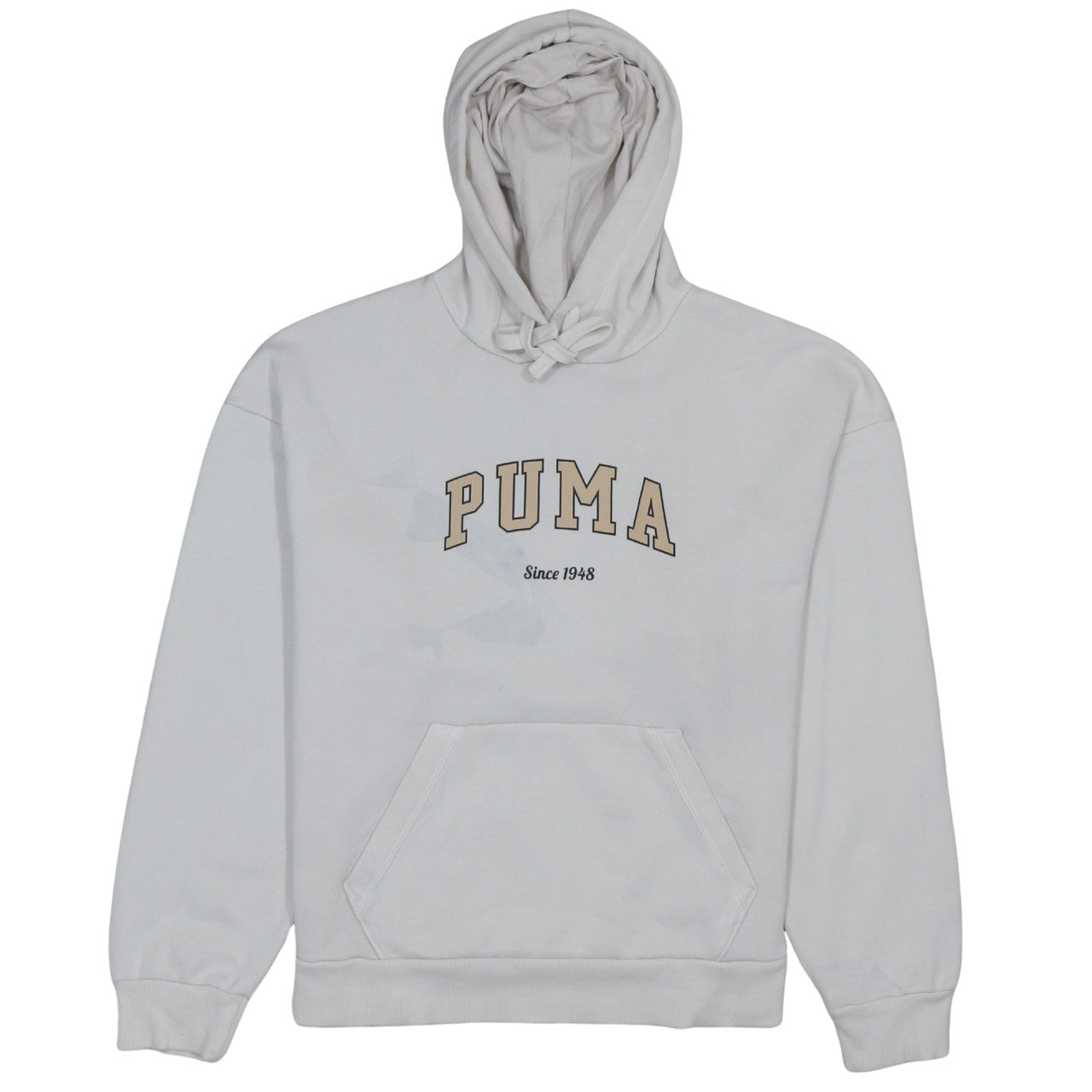 Womens UK Size M PUMA White Pullover Hoodie