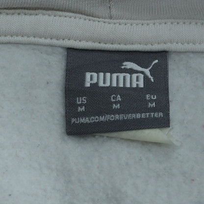 Womens UK Size M PUMA White Pullover Hoodie
