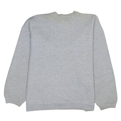 Womens UK Size XL Hanes Grey Pullover Sweatshirt