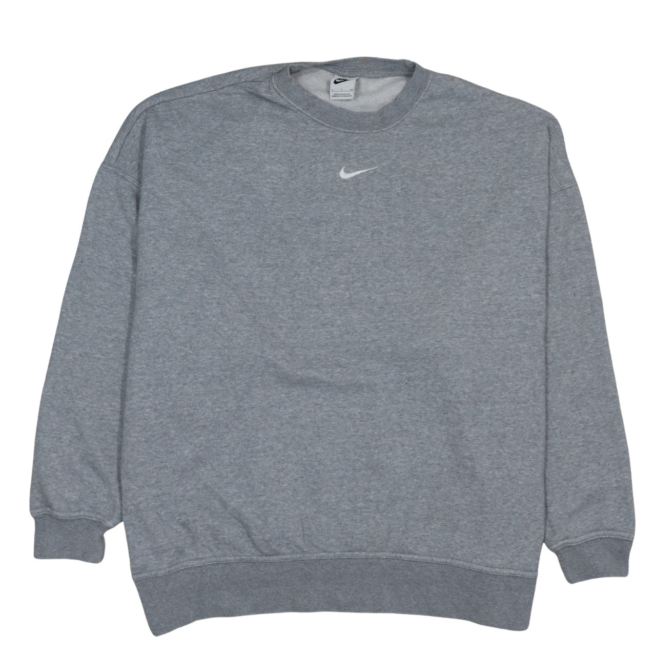 Womens UK Size S Nike Grey Pullover Sweatshirt