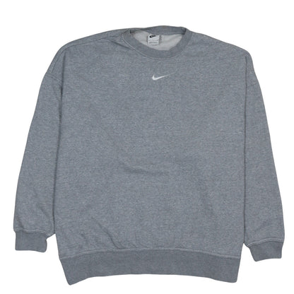 Womens UK Size S Nike Grey Pullover Sweatshirt