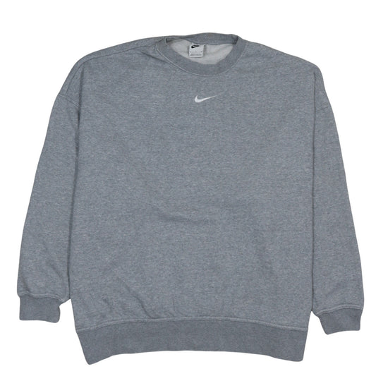 Womens UK Size S Nike Grey Pullover Sweatshirt