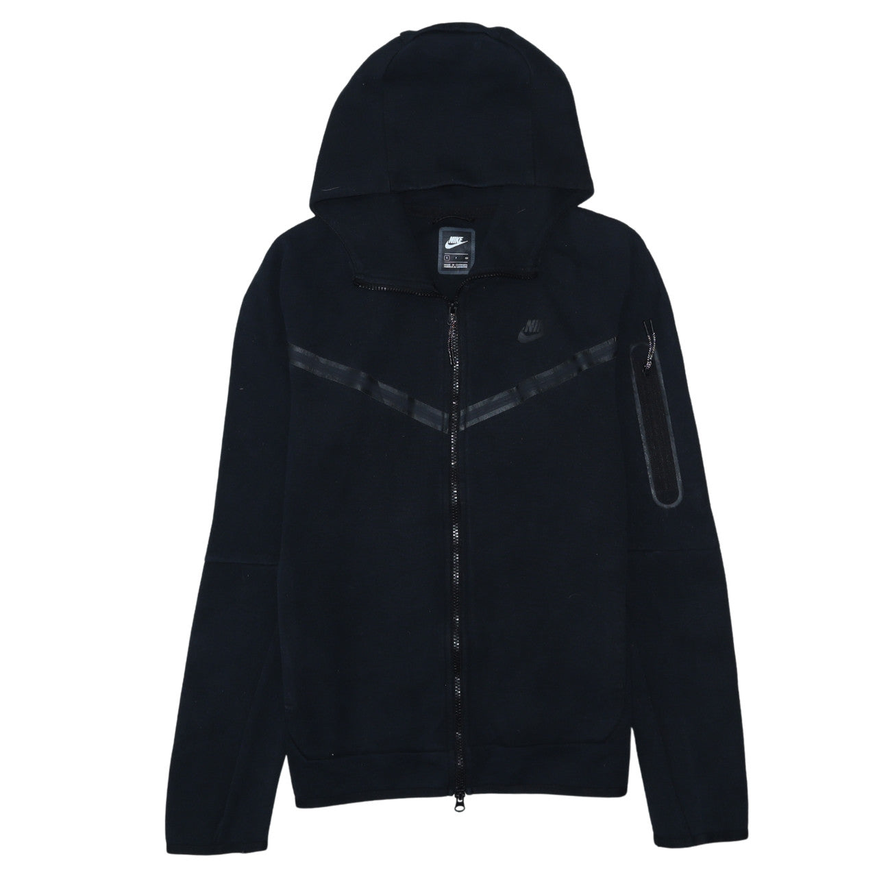 Mens UK Size S Nike Black Full Zip Hoodie