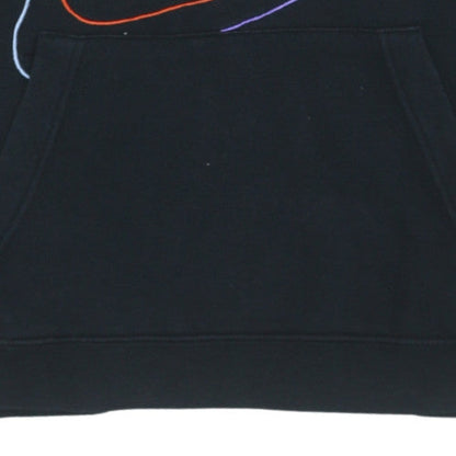Nike Boys Black Pullover Hoodie L Logo Fleece Sweatshirt