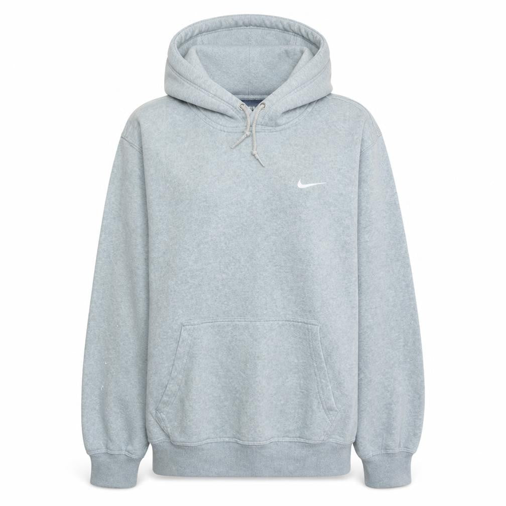 Womens UK Size L Nike Grey Pullover Hoodie