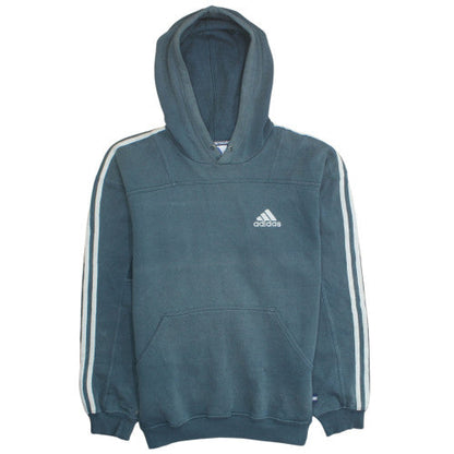 Mens UK Size M adidas Blue Pullover Hoodie