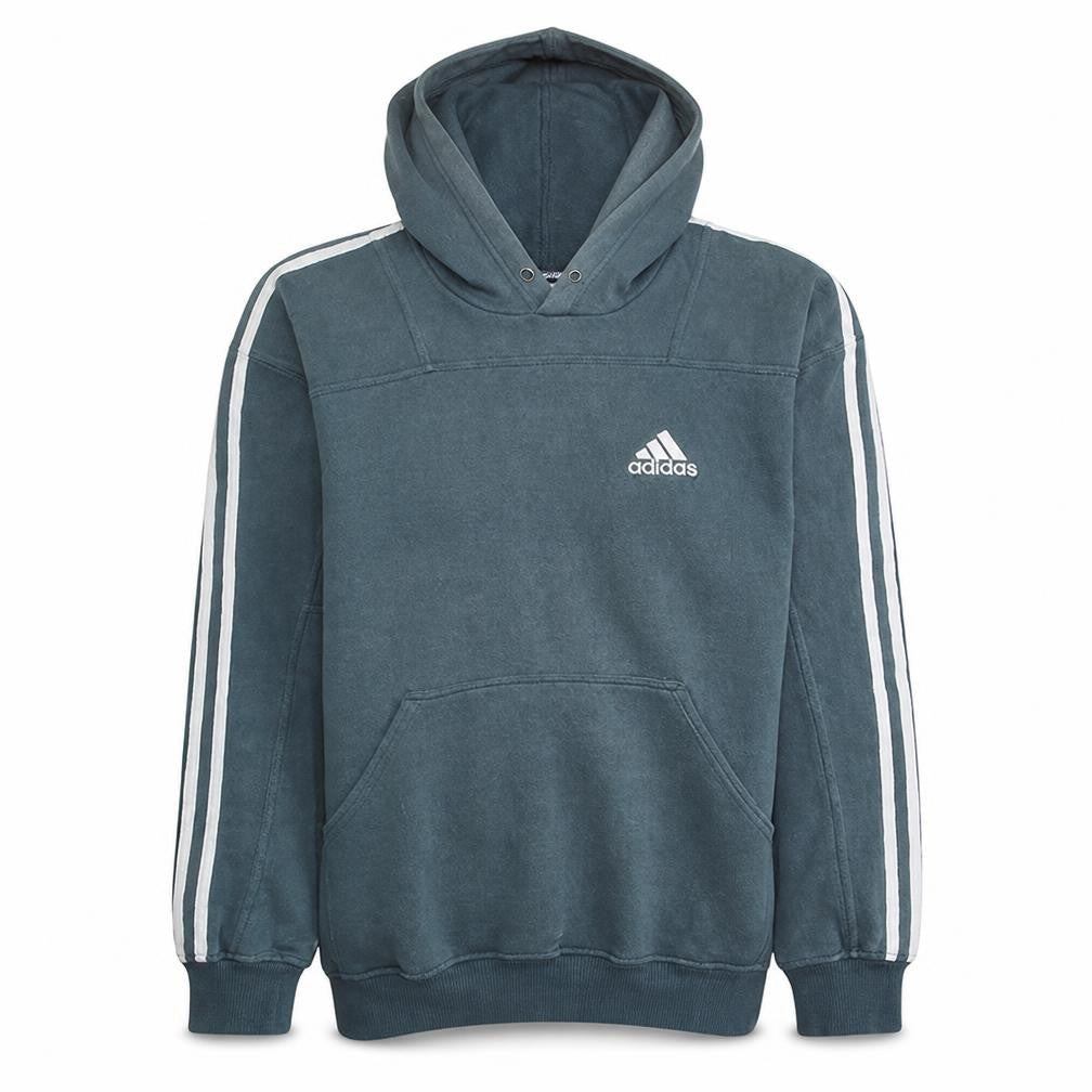Mens UK Size M adidas Blue Pullover Hoodie