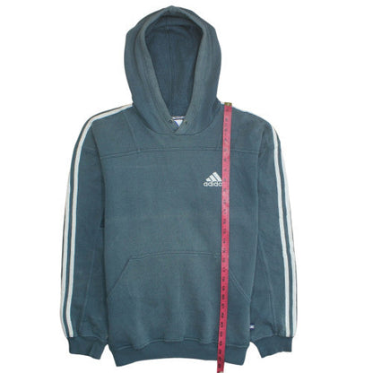Mens UK Size M adidas Blue Pullover Hoodie