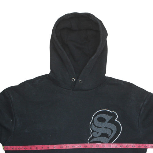 Mens UK Size S Snipes Black Pullover Hoodie