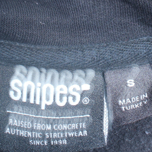 Mens UK Size S Snipes Black Pullover Hoodie