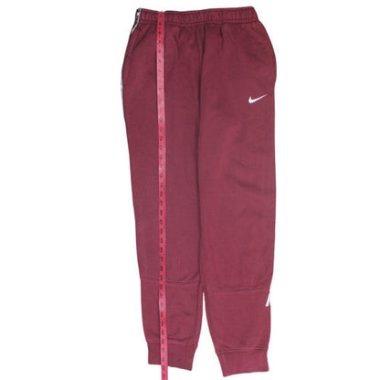 Mens UK Size M Nike Regular Fit Jogger Red Trousers