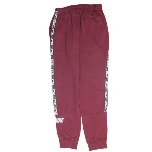 Mens UK Size M Nike Regular Fit Jogger Red Trousers