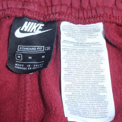 Mens UK Size M Nike Regular Fit Jogger Red Trousers