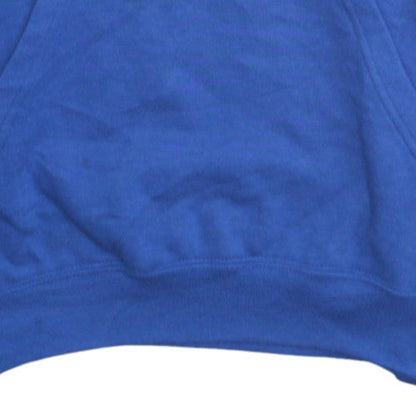 Mens UK Size S Russell Blue Pullover Hoodie