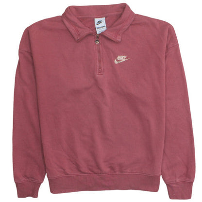 Womens UK Size XS Nike Pink Pullover Sweatshirt