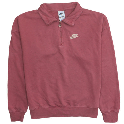 Womens UK Size XS Nike Pink Pullover Sweatshirt