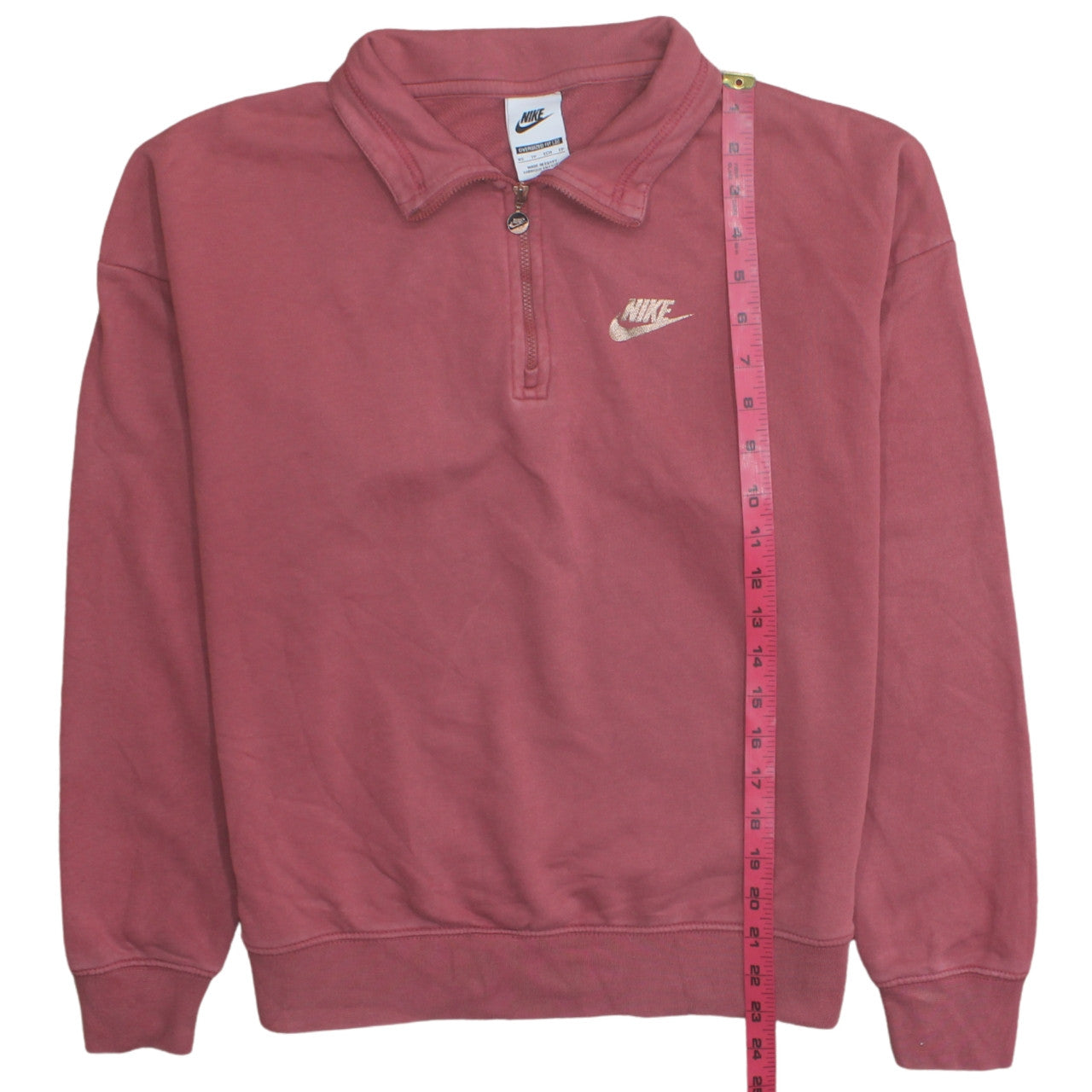 Womens UK Size XS Nike Pink Pullover Sweatshirt