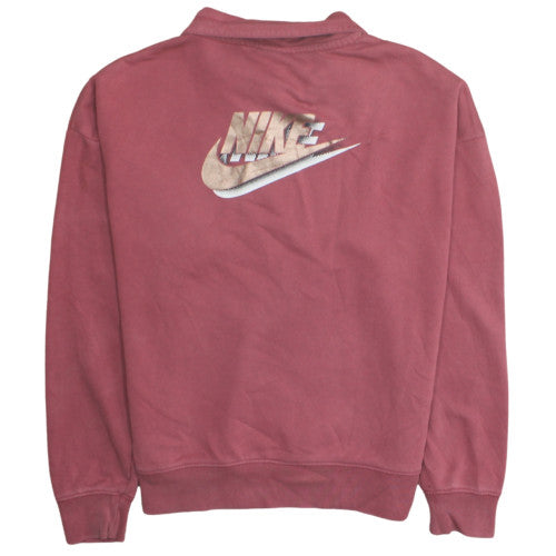 Womens UK Size XS Nike Pink Pullover Sweatshirt