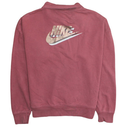 Womens UK Size XS Nike Pink Pullover Sweatshirt