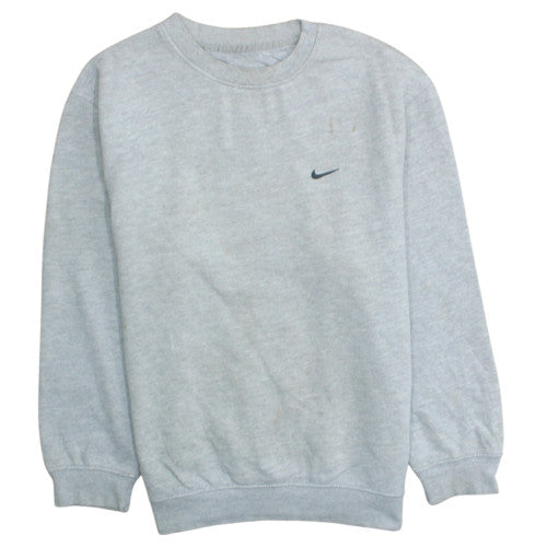 Mens UK Size L Nike Grey Pullover Sweatshirt