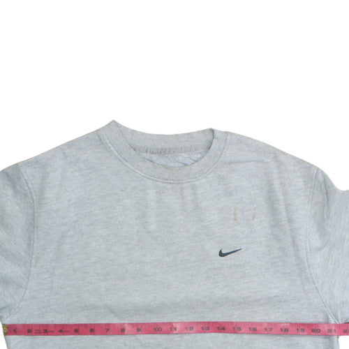Mens UK Size L Nike Grey Pullover Sweatshirt