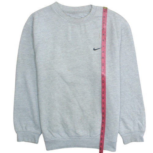 Mens UK Size L Nike Grey Pullover Sweatshirt