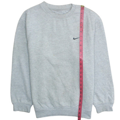 Mens UK Size L Nike Grey Pullover Sweatshirt