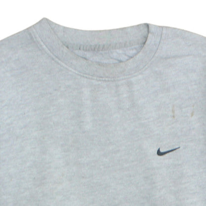 Mens UK Size L Nike Grey Pullover Sweatshirt