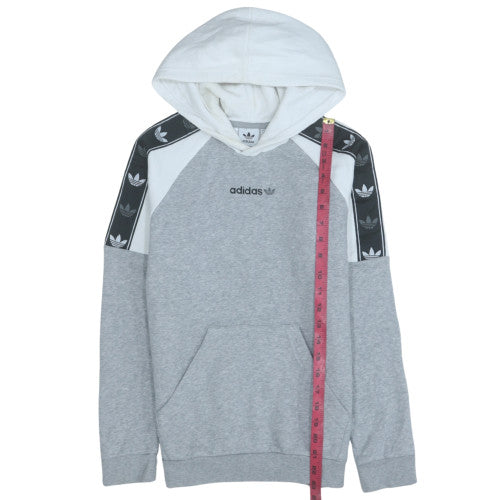 Boys UK Size 11-12 Years adidas Grey Pullover Hoodie